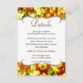 Colorful Springtime Weddenschap - Gegevens Informatiekaartje (Voorkant)