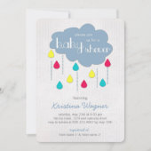 Colorful Sprinkles Baby shower Uitnodiging (Voorkant)