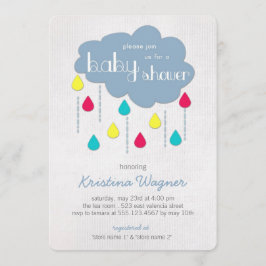 Colorful Sprinkles Baby shower Uitnodiging