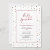 Colorful Sprinkles Baby Sprinkle Baby shower Kaart (Voorkant)