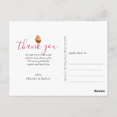 Colorful Sprinkles Baby Sprinkle Dank je Briefkaart (Achterkant)