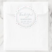 Colorful Sprinkles Baby Sprinkle Dank je Ronde Sticker (Tas)