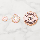 Colorful Sprinkles Donut Theme Birthday Party Confetti (Voorkanten)
