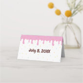 Colorful Sprinkles Donut Theme Birthday Plaatskaartje (Achterkant)