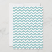 Colorful Sprinkles en Chevron Baby Invite Kaart (Achterkant)