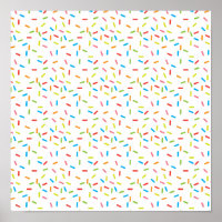 Colorful Sprinkles Pattern Digital Scrapbook Paper