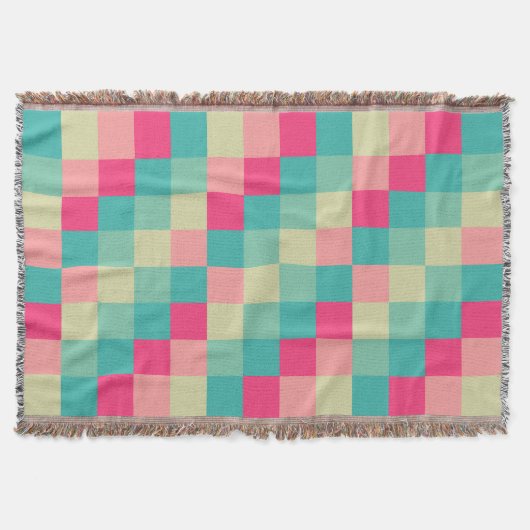 Colorful Squares 013 Deken (Voorkant)