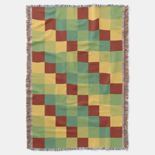 Colorful Squares 016 Deken (Voorkant Verticaal)