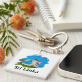 Colorful Sri lankan Sleutelhanger (Voorkant Rechts)