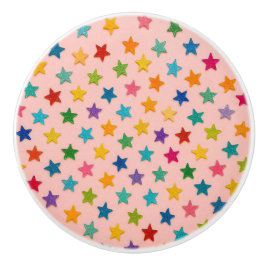 Colorful Star Knob Keramische Knop