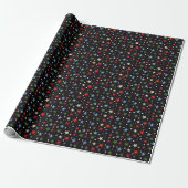 Colorful Star Pattern Cadeaupapier (Uitgerold)