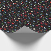 Colorful Star Pattern Cadeaupapier (Hoek)