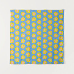 Colorful star pattern vintage backgroundabstract, wandkleed