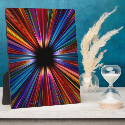 Colorful starburst explosie fotoplaat (Zijkant)