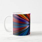 Colorful starburst explosie koffiemok (Links)