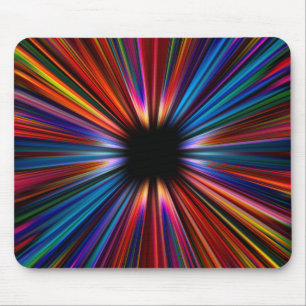 Colorful starburst explosie muismat