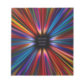Colorful starburst explosie notitieblok (Voorkant)