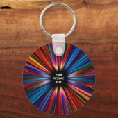 Colorful starburst explosie sleutelhanger (Voorkant)