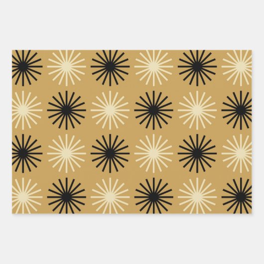 Colorful Starburst Pattern Inpakpapier Vel (Voorkant)