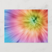 Colorful Starburst Tie Dye Briefkaart (Voorkant)