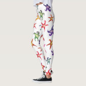 Colorful Starfish, Zee sterren Leggings (Links)