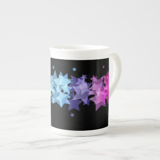 Colorful Stars Bone China Mok