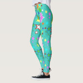Colorful Stars Spandex-Leggings Leggings (Links)