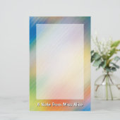 Colorful Stationery Briefpapier (Staand voorkant)