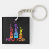 COLORFUL STATUE OF LIBERTY NEWYORK SLEUTELHANGER (Achterkant)