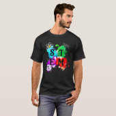 Colorful Stem Squad  Students & Teachers Crew T-shirt (Voorkant volledig)