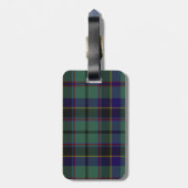 Colorful Stephenson Tartan Bagagelabel (Achterkant verticaal)