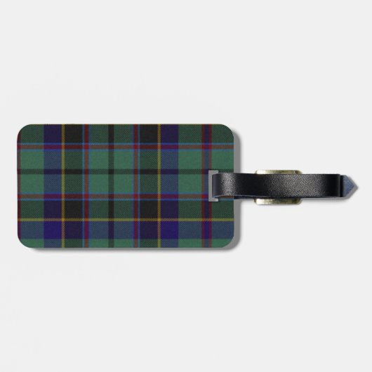 Colorful Stephenson Tartan Bagagelabel (Achterkant horizontaal)