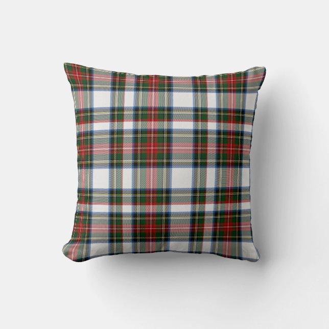 Colorful Stewart Dress Tartan Pset Pillow Kussen (Voorkant)