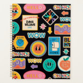 Colorful Stickers Cartoons Planner (Voorkant)