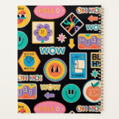 Colorful Stickers Cartoons Planner (Achterkant)