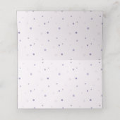 Colorful Stippen Patroon Plaatskaartje (Binnenkant ongevouwen)