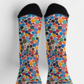 Colorful Stippen Patroon Sokken (Top)