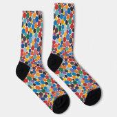 Colorful Stippen Patroon Sokken (Rechts)