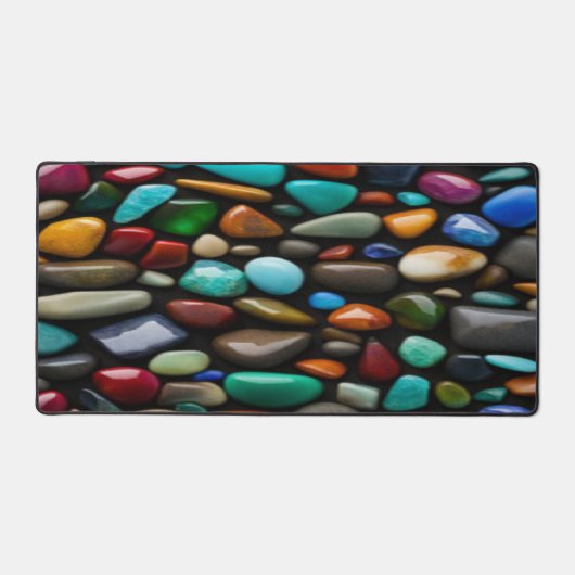 Colorful Stones - Desk Mat (Voorkant)