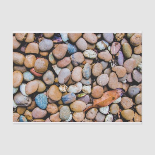 Colorful Stones Rocks Pebbles Tissuepapier (Voorkant)