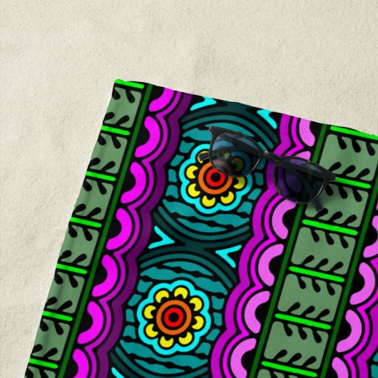 Colorful strandlaken (In situ)