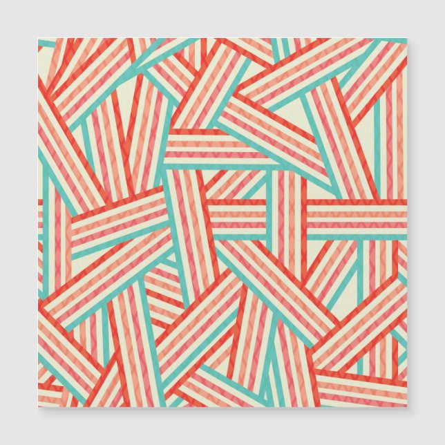 Colorful Striped Abstract Patroon (Voorkant)