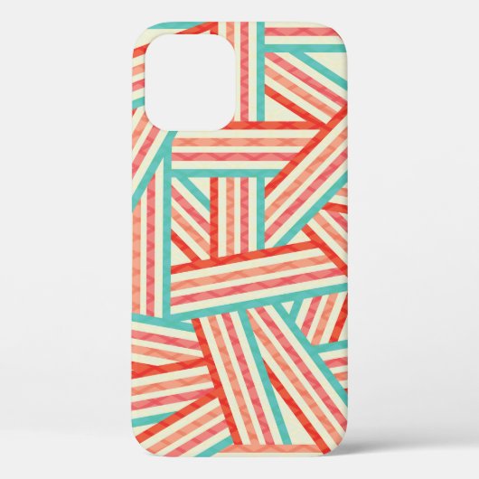 Colorful Striped Abstract Patroon Case-Mate iPhone Case (Achterkant)