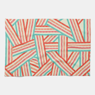 Colorful Striped Abstract Patroon Theedoek