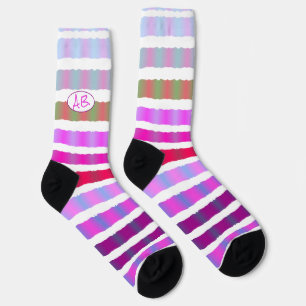 Colorful Stripelike Designer Sokken