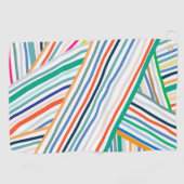 Colorful Stripes Golf Towel Golfhanddoek (Horizontaal)