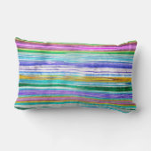 Colorful Stripes Kussen (Achterkant)