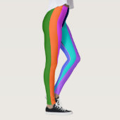 Colorful Stripes Leggings voor vrouwen (Rechts)