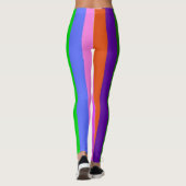 Colorful Stripes Leggings voor vrouwen (Achterkant)