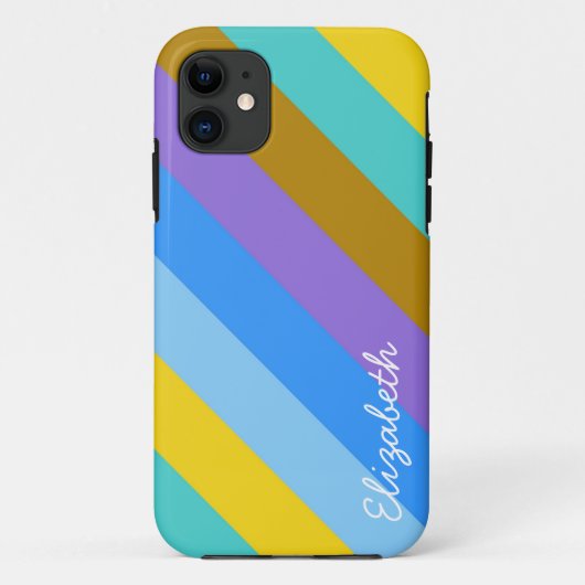 Colorful Stripes Pattern Case-Mate iPhone Case (Achterkant)